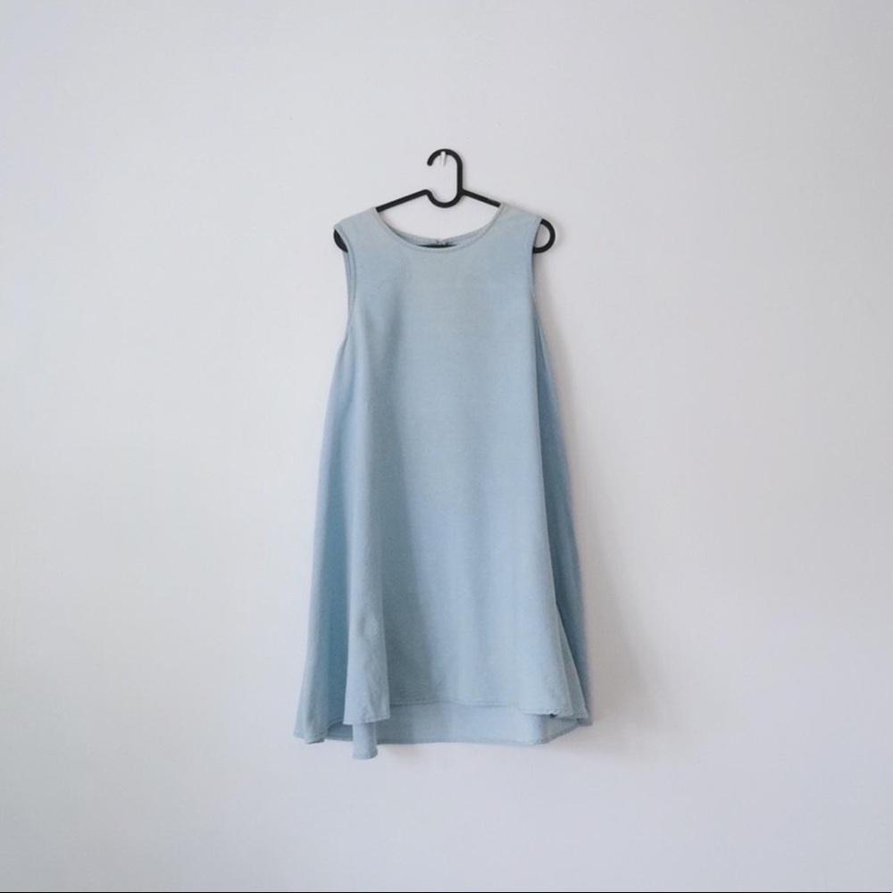 Baby Blue ‘Native Youth’ Tank Dress